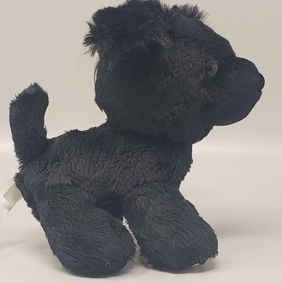 2021 Build A Bear Mini Black Lab Puppy Dog Plush - Picture 2 of 10